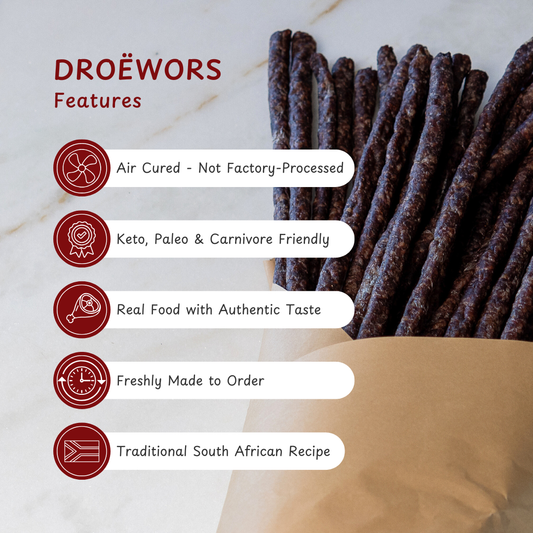 Steve's Droëwors (Dried Sausage) / Beef Sticks