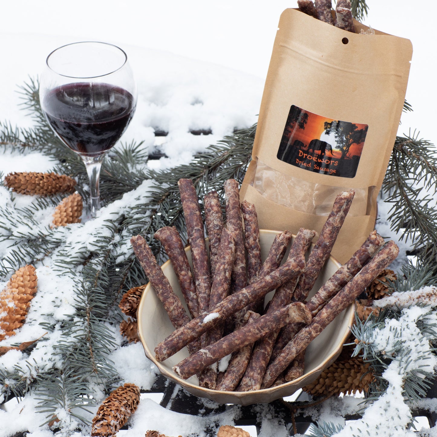 Steve's Droëwors (Dried Sausage / Beef Sticks) (5-Spices, Gluten & MSG, and Sugar free)