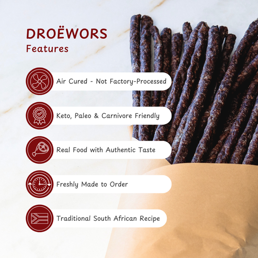 Droëwors (Dried Sausage) / Beef Stick