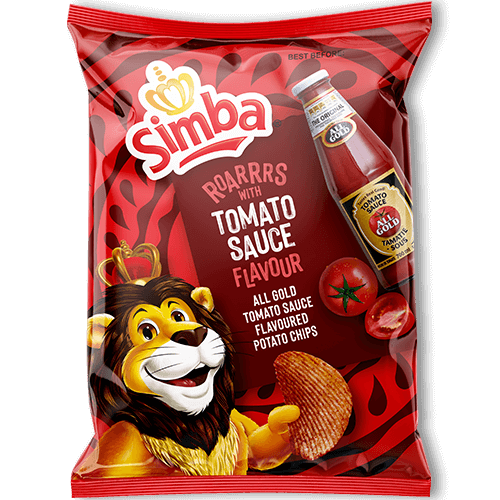 Simba Tomato Sauce Flavored Potato Chips 120g